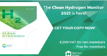 Hydrogen Europe has launched and presented the "CleanHydrogen Monitor 2021